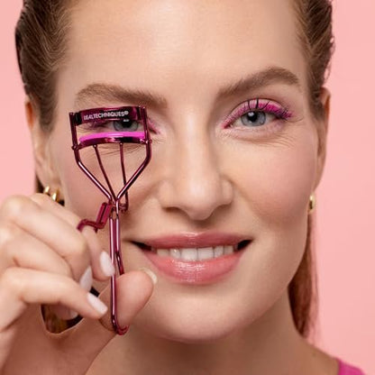 Real Techniques Miracle Eyelash Curler – Gentle, Pinch-Free Lash Lift for Stunning Volume, Travel-Size, Cruelty-Free (Pink, 1 Count)