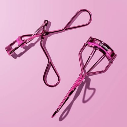 Real Techniques Miracle Eyelash Curler – Gentle, Pinch-Free Lash Lift for Stunning Volume, Travel-Size, Cruelty-Free (Pink, 1 Count)