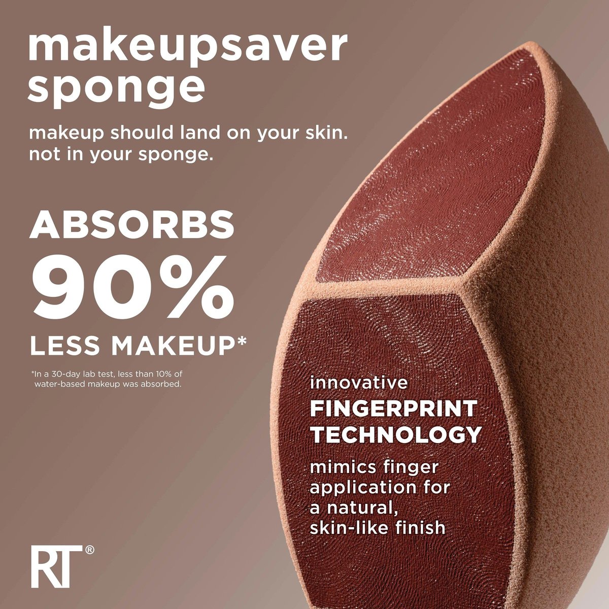 Real Techniques Makeupsaver Sponge + Brush Trio – Makeup Blending Sponge & Brushes for Liquid & Cream Foundation, Natural Finish, Reduces Makeup Waste, Cruelty-Free & Latex-Free, 3 Piece Set Avelisse
