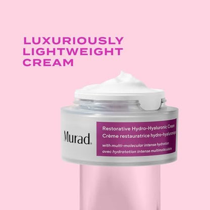 Murad Restorative Hydro-Hyaluronic Face Cream – Intense Hydration with Hyaluronic Acid, Coconut Extract & Shea Butter for Plump, Smooth Skin - 1.7 Fl Oz Avelisse