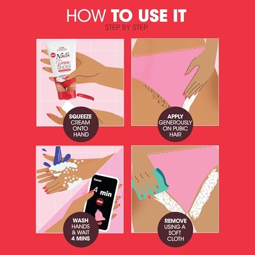 Nad's Down Under Cream for Women – Intimate Hair Removal Cream, 150 ml (5.1 Fl Oz) - görsel 6