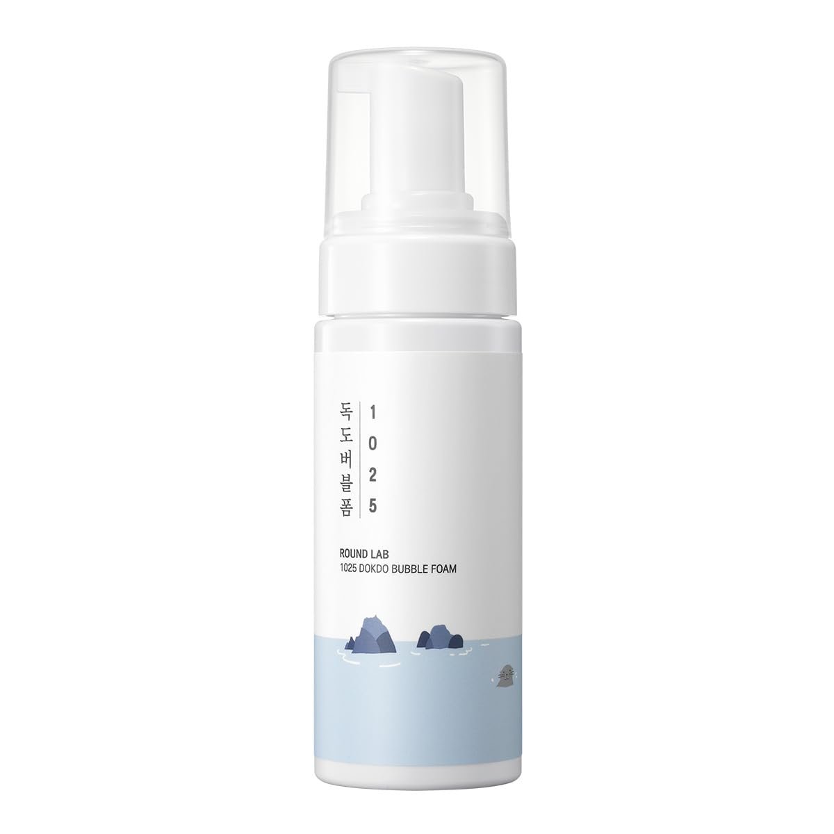 ROUND LAB 1025 Dokdo Bubble Foam Cleanser - Gentle Low pH 5.5 Foaming Face Wash for Sensitive Skin, Hydrating Korean Skincare with Panthenol & Deep Sea Water, Hypoallergenic & Fragrance-Free (5.07 Fl Oz) Avelisse