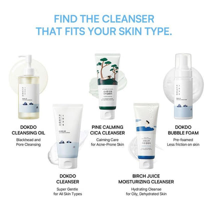 ROUND LAB 1025 Dokdo Bubble Foam Cleanser - Gentle Low pH 5.5 Foaming Face Wash for Sensitive Skin, Hydrating Korean Skincare with Panthenol & Deep Sea Water, Hypoallergenic & Fragrance-Free (5.07 Fl Oz) Avelisse