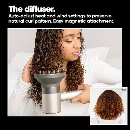 AirLight Pro Hair Dryer - Infrared Light Technology, Fast Drying for All Hair Types, Silver Avelisse