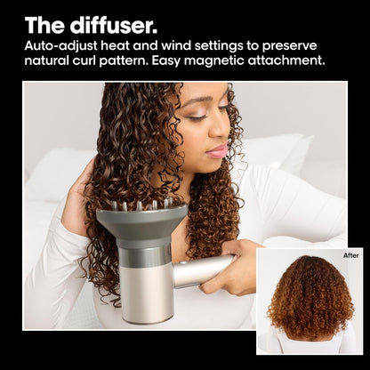 AirLight Pro Hair Dryer - Infrared Light Technology, Fast Drying for All Hair Types, Silver Avelisse
