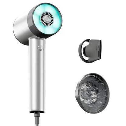 AirLight Pro Hair Dryer - Infrared Light Technology, Fast Drying for All Hair Types, Silver Avelisse