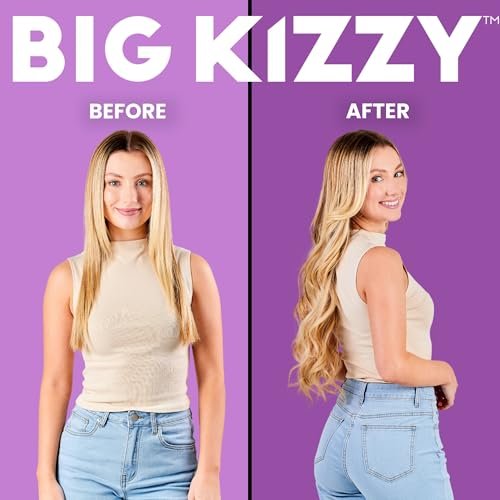 Big Kizzy Extra Hold Double Sided Hair Extension Tape Roll - 0.313" x 6 Yards - Strong Hold, 7+ Weeks Wear, Medical Grade Adhesive, Made in USA Avelisse