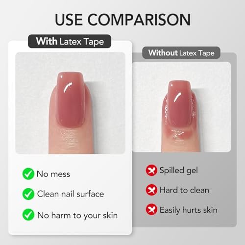 GAOY Liquid Latex for Nails - 16ml Peel Off Cuticle Guard with Stick, Skin Barrier Protector for Nail Art DIY Avelisse