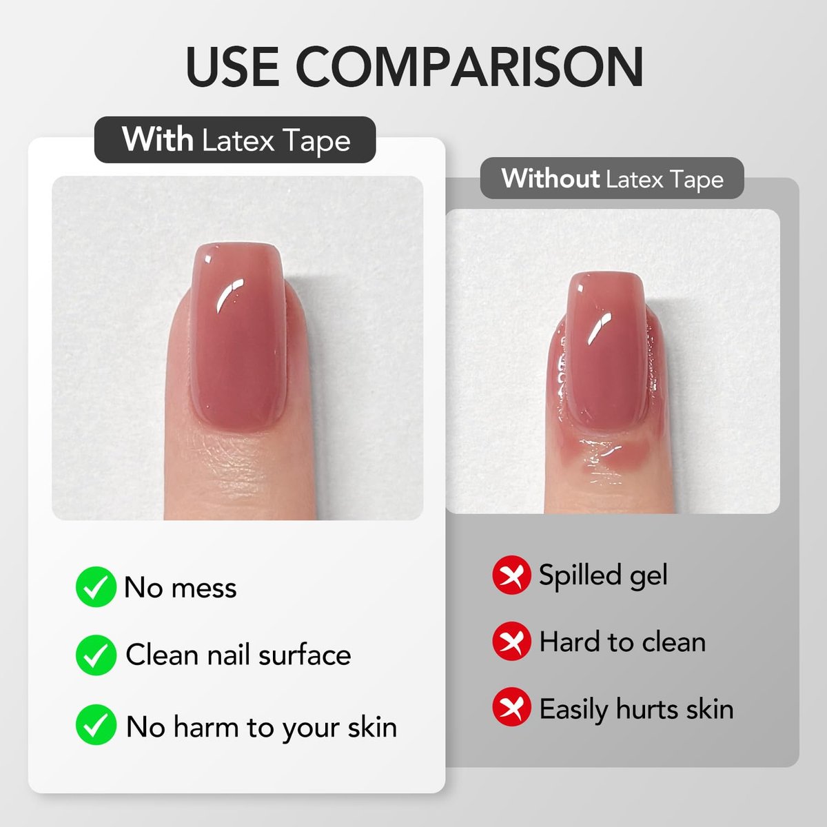 GAOY Liquid Latex for Nails - 16ml Peel Off Cuticle Guard with Stick, Skin Barrier Protector for Nail Art DIY Avelisse