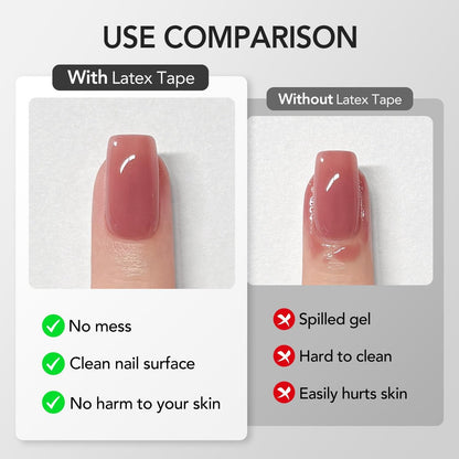 GAOY Liquid Latex for Nails - 16ml Peel Off Cuticle Guard with Stick, Skin Barrier Protector for Nail Art DIY Avelisse