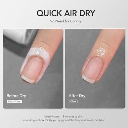GAOY Liquid Latex for Nails - 16ml Peel Off Cuticle Guard with Stick, Skin Barrier Protector for Nail Art DIY Avelisse