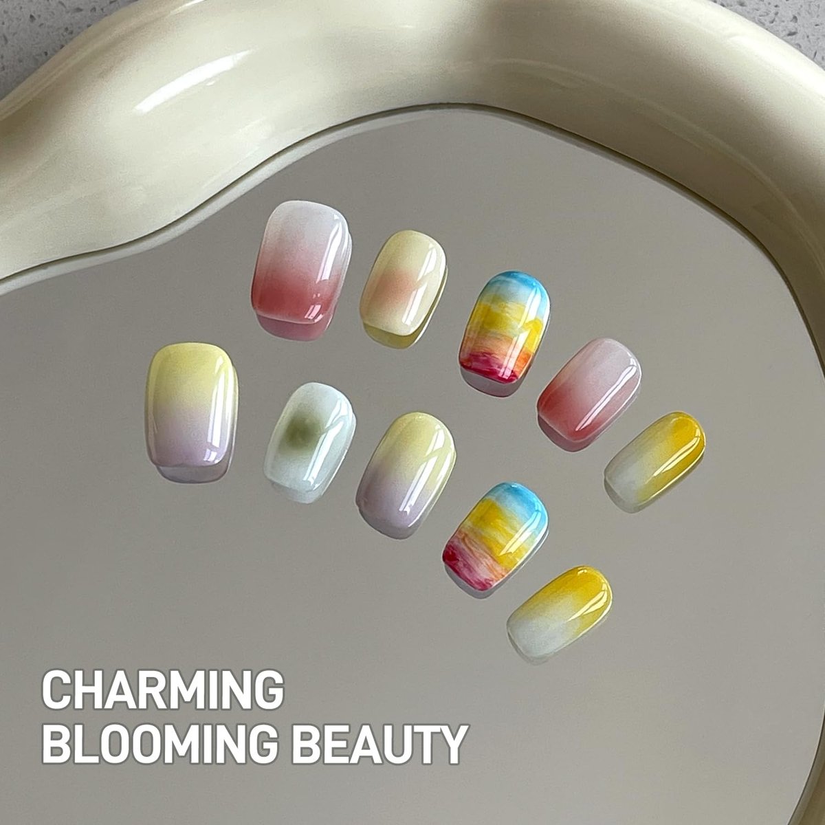 GAOY Blooming Gel Nail Polish – 16ml Clear Spreading Effect Gel for Nail Art, Soak Off UV Light Cure - görsel 12