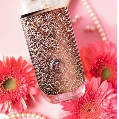 Maryaj Le Bijou Women's Eau de Parfum - Long-Lasting Floral & Woody Fragrance with Bergamot, Jasmine & Musk - 3.4 oz