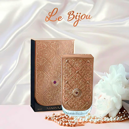 Maryaj Le Bijou Women's Eau de Parfum - Long-Lasting Floral & Woody Fragrance with Bergamot, Jasmine & Musk - 3.4 oz