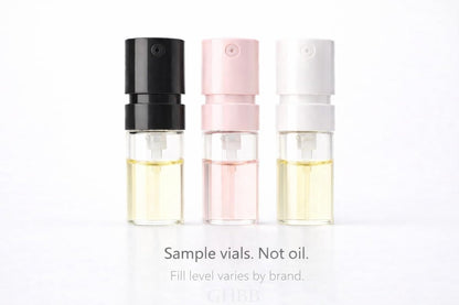 GHBB Women's Designer Perfume Sampler Lot Discovery Set - 12 Sample Vials, High End Fragrance Collection Avelisse