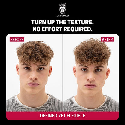 Slick Gorilla Hair Styling Texture Powder and Texture Comb - Matte Hair Powder for Men & Carbon Wide Tooth Comb for Volume, Thickening, Hold - Non-Greasy Men's Styling Products Avelisse
