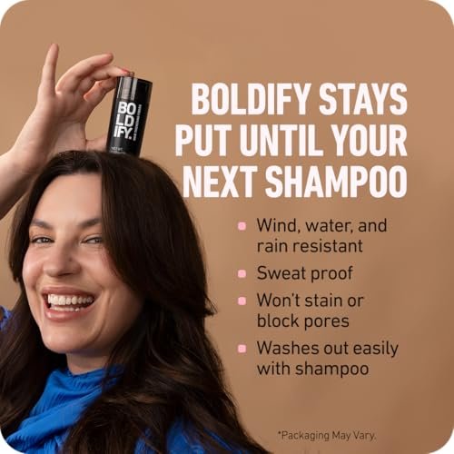 Boldify Hair Fibers Dark Blonde (12.5g) - Instantly Thicker, Fuller Hair for Women & Men Avelisse