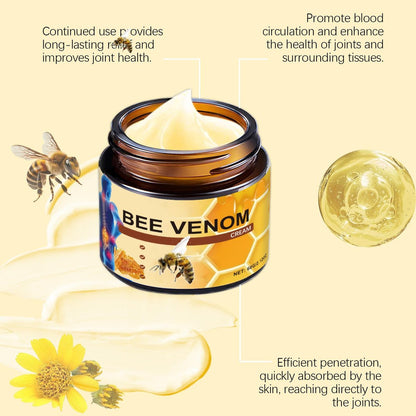 OSFRIAGE Bee Venom Joint Gel – Professional Strength Joint & Bone Cream for Back, Knee, Hands, Neck, Feet (2-Pack, 60g Each) Avelisse