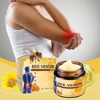 OSFRIAGE Bee Venom Joint Gel – Professional Strength Joint & Bone Cream for Back, Knee, Hands, Neck, Feet (2-Pack, 60g Each) Avelisse