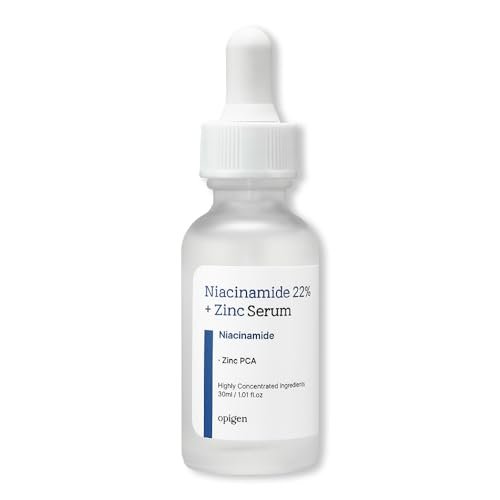 opigen Niacinamide 22% + Zinc Serum for Face – Pore Reducer, Acne Control, Skin Balancing, Korean Skincare, 1 oz - görsel 1
