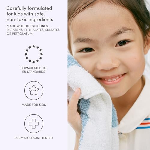 Evereden Multi-Vitamin Kids Body Wash Cool Peach | Gentle & Nourishing for Sensitive Skin | 8.5 fl oz - görsel 5