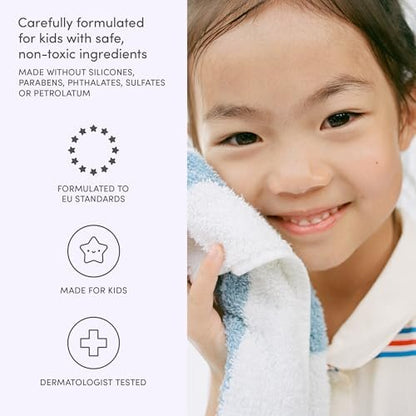 Evereden Multi-Vitamin Kids Body Wash Cool Peach | Gentle & Nourishing for Sensitive Skin | 8.5 fl oz
