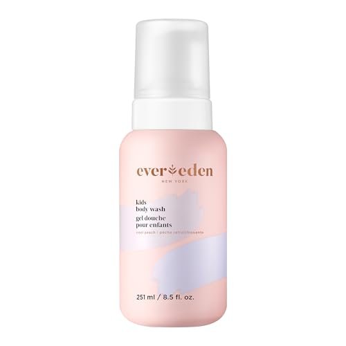 Evereden Multi-Vitamin Kids Body Wash Cool Peach | Gentle & Nourishing for Sensitive Skin | 8.5 fl oz - görsel 1