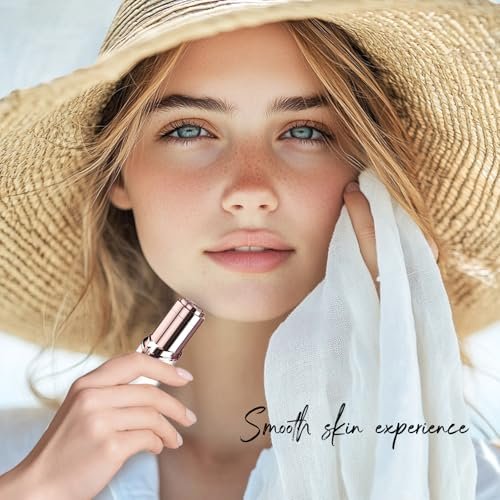 Tuokiy Facial Hair Removal for Women - Painless Face Shaver, USB Rechargeable, White - görsel 12
