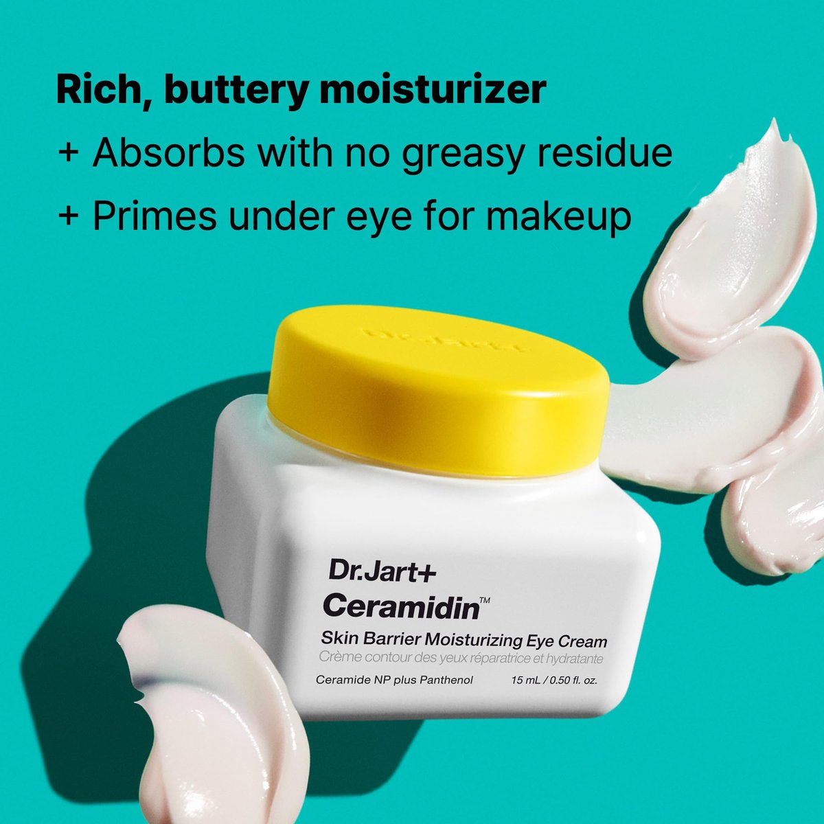 Dr.Jart+ Ceramidin Korean Under Eye Cream with Ceramides - 0.5 Fl Oz Avelisse