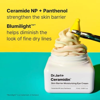 Dr.Jart+ Ceramidin Korean Under Eye Cream with Ceramides - 0.5 Fl Oz Avelisse