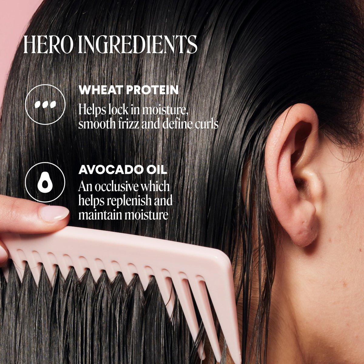 MONDAY Haircare SMOOTH Shampoo & Conditioner Set with Wheat Protein & Avocado Oil for Frizz-Prone Hair - 90 mL (Dual Set) - görsel 5