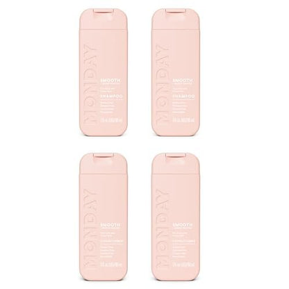 MONDAY Haircare SMOOTH Shampoo & Conditioner Set with Wheat Protein & Avocado Oil for Frizz-Prone Hair - 90 mL (Dual Set)