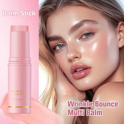 2-Pack Hydrating Multi Eye & Lip Balm Stick - Firming Under Eye Balm, Vegan & Cruelty-Free Makeup Base