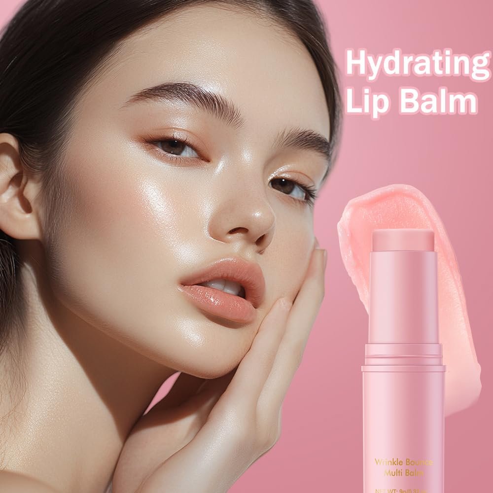 2-Pack Hydrating Multi Eye & Lip Balm Stick - Firming Under Eye Balm, Vegan & Cruelty-Free Makeup Base - görsel 9