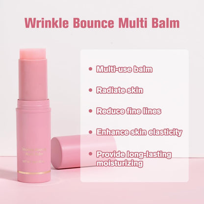 2-Pack Hydrating Multi Eye & Lip Balm Stick - Firming Under Eye Balm, Vegan & Cruelty-Free Makeup Base