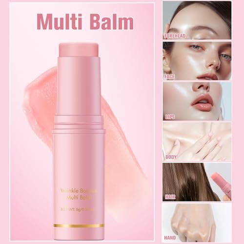 2-Pack Hydrating Multi Eye & Lip Balm Stick - Firming Under Eye Balm, Vegan & Cruelty-Free Makeup Base - görsel 8
