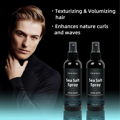 YMIR NEIL Natural Sea Salt Spray for Men – Texturizing, Volumizing Beach Waves, Fresh Scent, 6.08 fl oz Avelisse