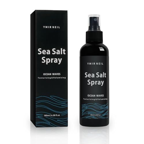 YMIR NEIL Natural Sea Salt Spray for Men – Texturizing, Volumizing Beach Waves, Fresh Scent, 6.08 fl oz Avelisse
