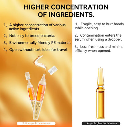 Astaxanthin Serum Ampoules for Face - 0.05 Fl Oz x 28 - Hyaluronic Acid & Niacinamide Hydrating Facial Serum - Brightening Anti-Aging Skincare for Dry Dull Skin