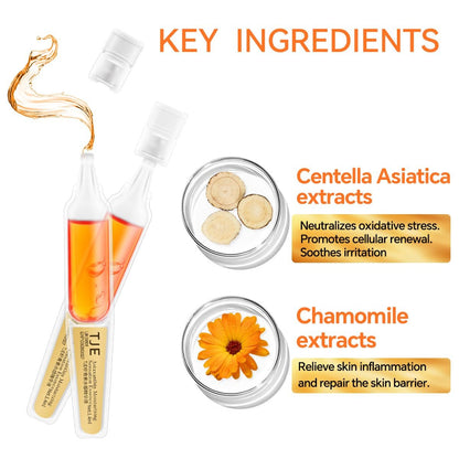 Astaxanthin Serum Ampoules for Face - 0.05 Fl Oz x 28 - Hyaluronic Acid & Niacinamide Hydrating Facial Serum - Brightening Anti-Aging Skincare for Dry Dull Skin