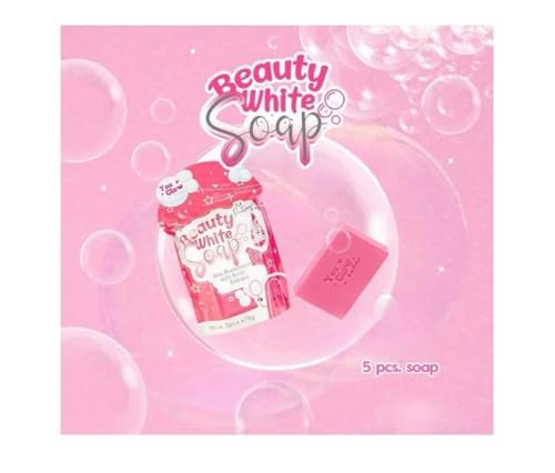 You Glow Babe Beauty White Soap with Sea Buckthorn & Snail Extract – 5 Bars x 70g (Pink) Avelisse