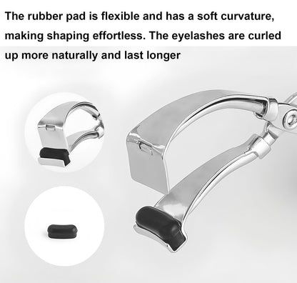 Comfort Grip Eyelash Curler for Short Lashes – Stainless Steel Lash Curler Defines and Lifts