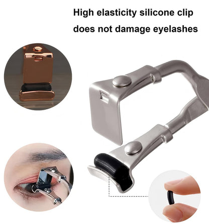Comfort Grip Eyelash Curler for Short Lashes – Stainless Steel Lash Curler Defines and Lifts