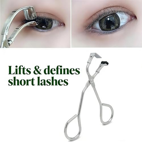 Comfort Grip Eyelash Curler for Short Lashes – Stainless Steel Lash Curler Defines and Lifts - görsel 16