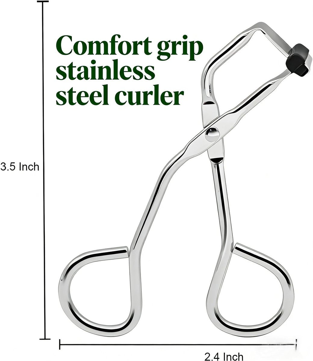 Comfort Grip Eyelash Curler for Short Lashes – Stainless Steel Lash Curler Defines and Lifts - görsel 17