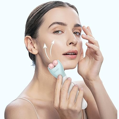 Gdbanlimi 10 in 1 Derma Roller Kit – 0.25mm Microneedling Roller with 10 Replaceable Heads and Storage Case for Facial Beauty Skin Care Avelisse