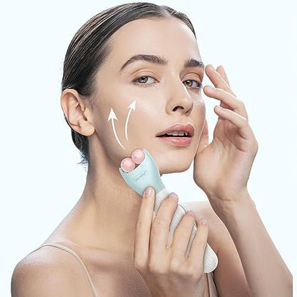Gdbanlimi 10 in 1 Derma Roller Kit – 0.25mm Microneedling Roller with 10 Replaceable Heads and Storage Case for Facial Beauty Skin Care Avelisse