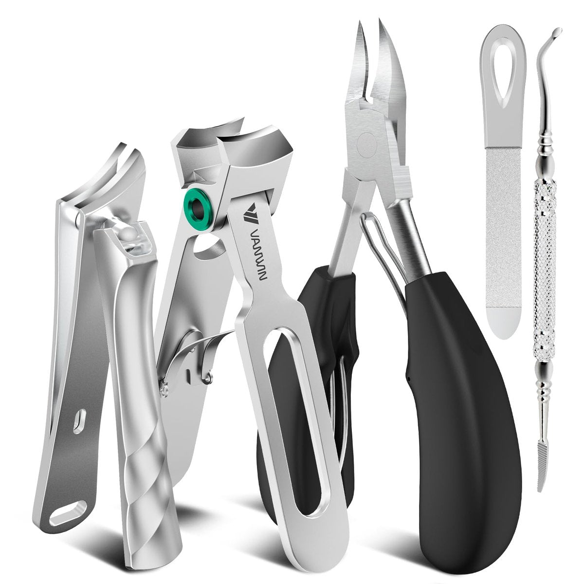 VANWIN Toenail Clippers for Seniors - Large Heavy Duty Toe Nail Clipper with 37mm Wide Opening for Thick Nails, Ingrown Nail Cutter, Stainless Steel Avelisse