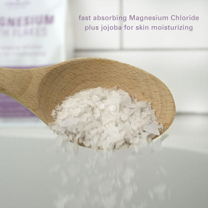 Village Naturals Therapy Calm Magnesium Bath Flakes – Lavender Vanilla, 2.5 lbs Avelisse