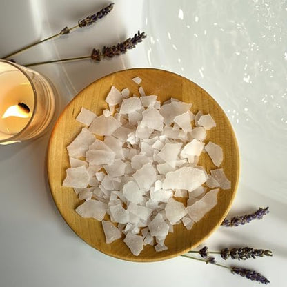 Village Naturals Therapy Calm Magnesium Bath Flakes – Lavender Vanilla, 2.5 lbs Avelisse